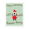 soccersanta postcard by soccerisalive soccersanta postcard