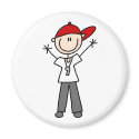 Socer Referee Magnet by stick_figures Socer Referee Magnet
