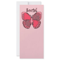 Social Butterfly rack cards