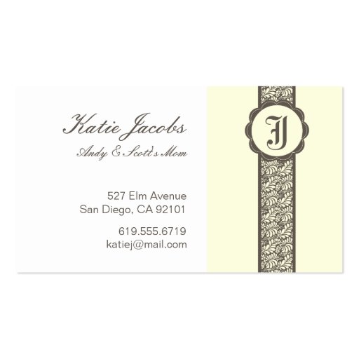 Social Calling Cards Business Card Template