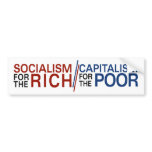 Social Capital Bailout Bumper Stickers