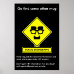 Social Engineering Security Awareness Poster