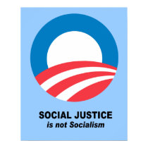 Social Justice is not socialism posters