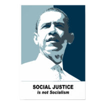 Social Justice is not socialism posters