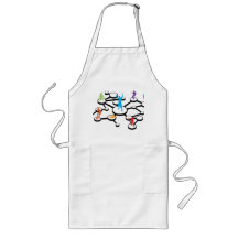 Social Media Connections Diagram Aprons