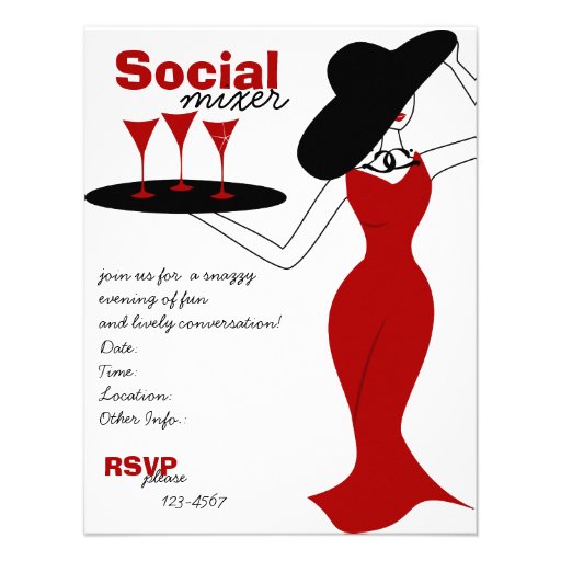 Social Mixer Custom Invite