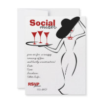 Social Mixer invitations