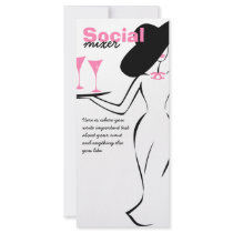 Social Mixer Full Color Rack Card