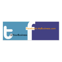Social Profile Business Card tf 2.0 Back logo
