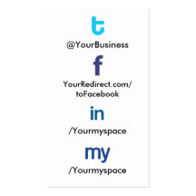 Social Profile Business Card tflm 2.0 vertblankbak