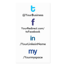 Social Profile Business Card tflm 2.0 vertblankbak