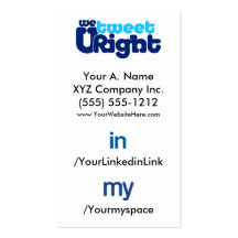 Social Profile Business Card WTURite 2.0 verttfbak