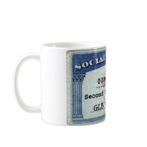 Social Security Card mugs