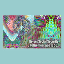 Social Security Retirement at 55. Fair Play business cards