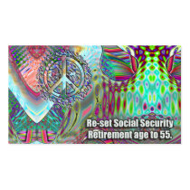 Social Security Retirement at 55. Fair Play business cards by gregvan Social Security Retirement at 55. Fair Play business cards