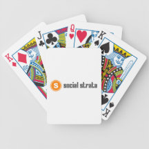 Social Strata swag Playing Cards