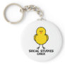 Social Studies Chick Keychain