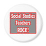 Social Studies Teachers Rock! Refrigerator Magnets