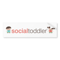 Social Toddler Bumper Stickers bumper stickers