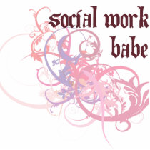 Social Work Babe photo sculptures
