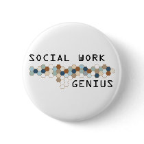 Social Work Genius buttons