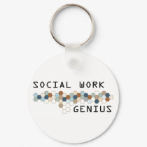 Social Work Genius keychains by itsallhot Social Work Genius keychains