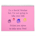 Social Work Humor calendars