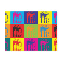 Social Work Pop Art postcards by sciencewillprevail Social Work Pop Art postcards