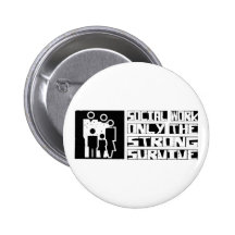 Social Work Survive Pinback Button