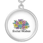 Social Worker Blooms Pendant