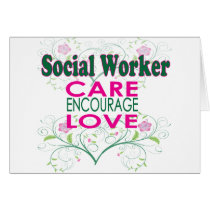 Social Worker Greeting Card