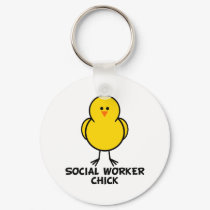 Social Worker Chick keychains by chicktshirts8 Social Worker Chick keychains