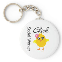Social Worker Chick Keychain