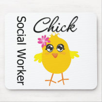 Social Worker Chick mousepads by chicktshirts Social Worker Chick mousepads