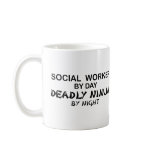 Social Worker Deadly Ninja mugs