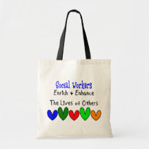 Social Worker Gifts Canvas Bags