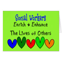 Social Worker Gifts Greeting Cards