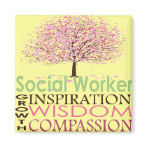 Social Worker Gifts Fridge Magnet
