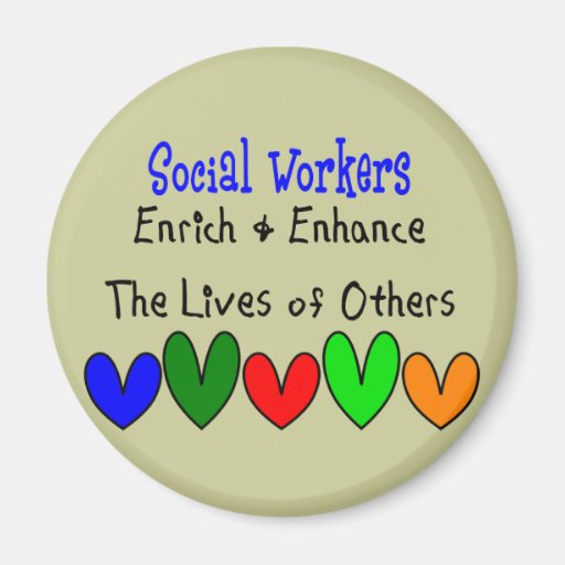 Social Worker Gifts Refrigerator Magnets