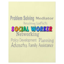 Social Worker Professional Duties Design Flyers
