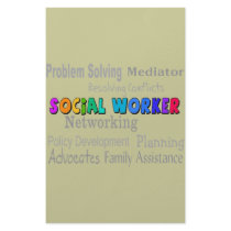 Social Worker Professional Duties Design stationery