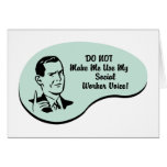 Social Worker Voice Greeting Cards