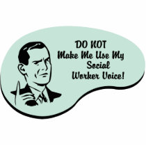 Social Worker Voice Photo Cut Outs