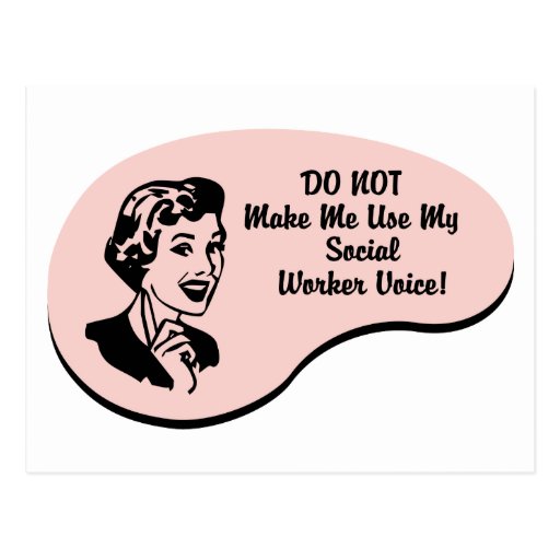 Social Worker Voice Post Cards