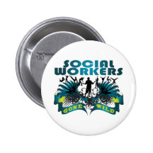 Social Workers Gone Wild Pinback Buttons