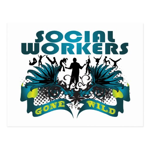 Social Workers Gone Wild Postcards