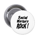 Social Workers Rock! Button