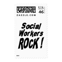 Social Workers Rock ! Postage Stamps
