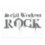 Social Workers Rock Postcards