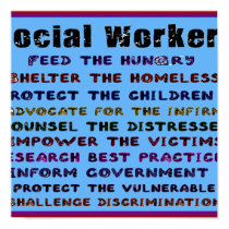 Social Workers Work! posters by Horizons Social Workers Work! posters